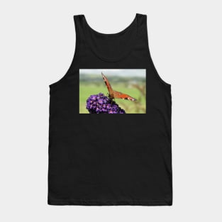 Peacock Butterfly Tank Top